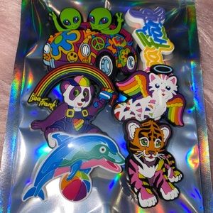 Lisa Frank croc charms